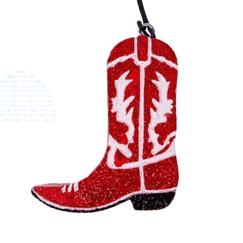 Reimagined Treasures Sparkle Red Cowboy Boot Car Freshie