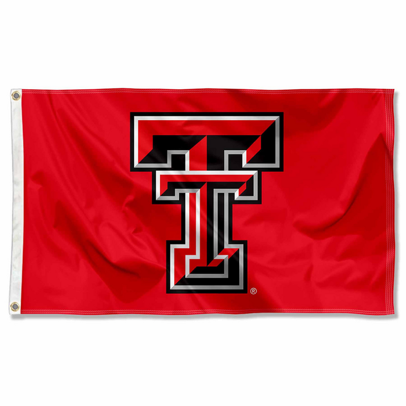 Sewing Concepts Inc Red Applique Flag w/ Double T 3 x 5