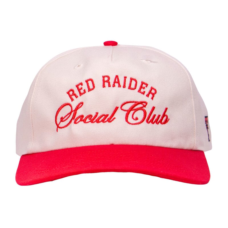 Richardson Red Raider Social Club Cap - Cream/Red