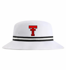 Imperial Oxford Throwback Bucket Hat - White/Black