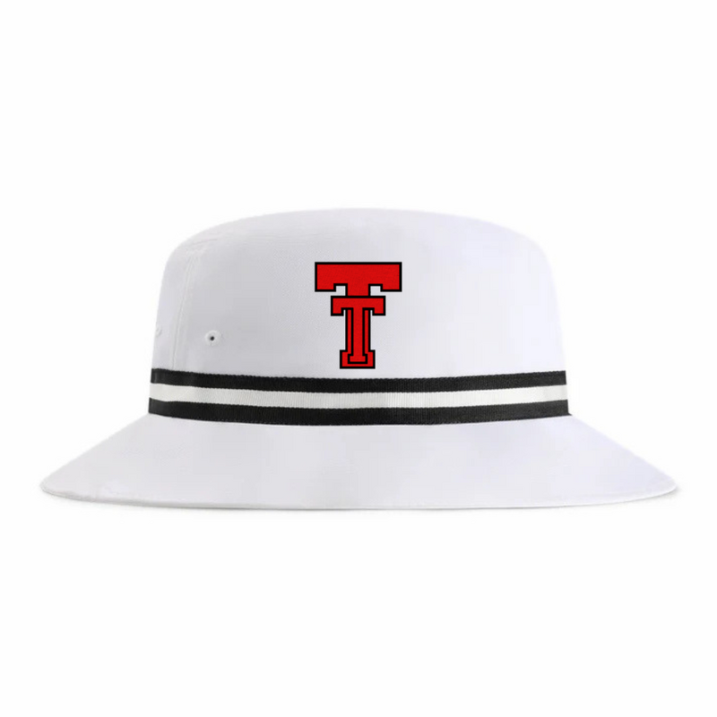 Imperial Oxford Throwback Bucket Hat - White/Black