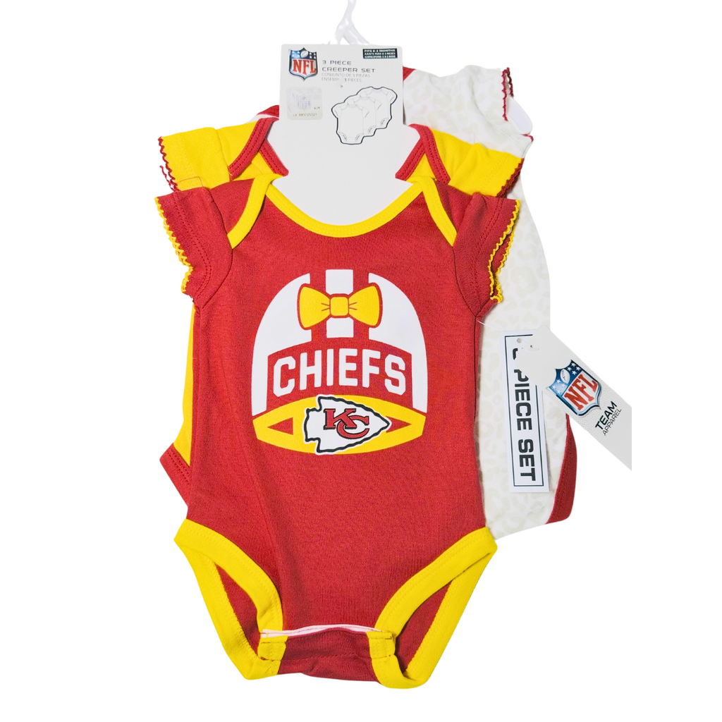 D-L INCentives Chiefs 3 Piece Creeper Set