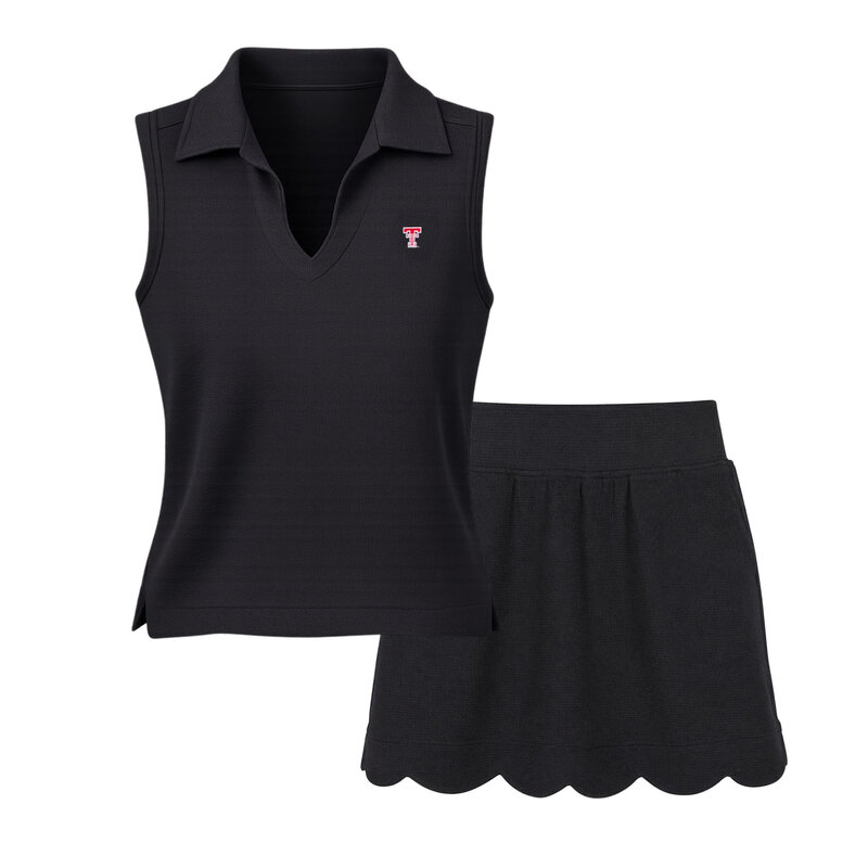 Jess Lea Textured Ladies Skort Set