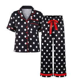 Jess Lea Polka Dot Ruffle Pajama Set
