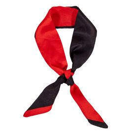 Red & Black Twilly Scarf