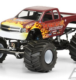 Pro-Line Proline Racing PRO3229-00 2007 Chevy Silverado Clear Body for Solid Axle Monster