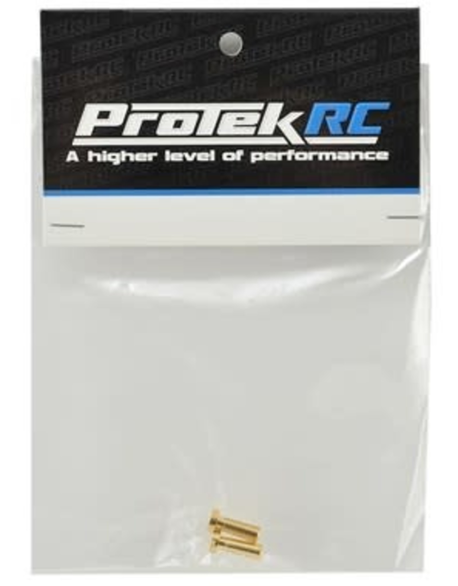 Protek RC ProTek RC 4mm Low Profile "Super Bullet" Solid Gold Connectors (2 Male)