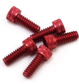CRC CRC 4-40x5/16 Socket Head Aluminum Screws (Red) (6)