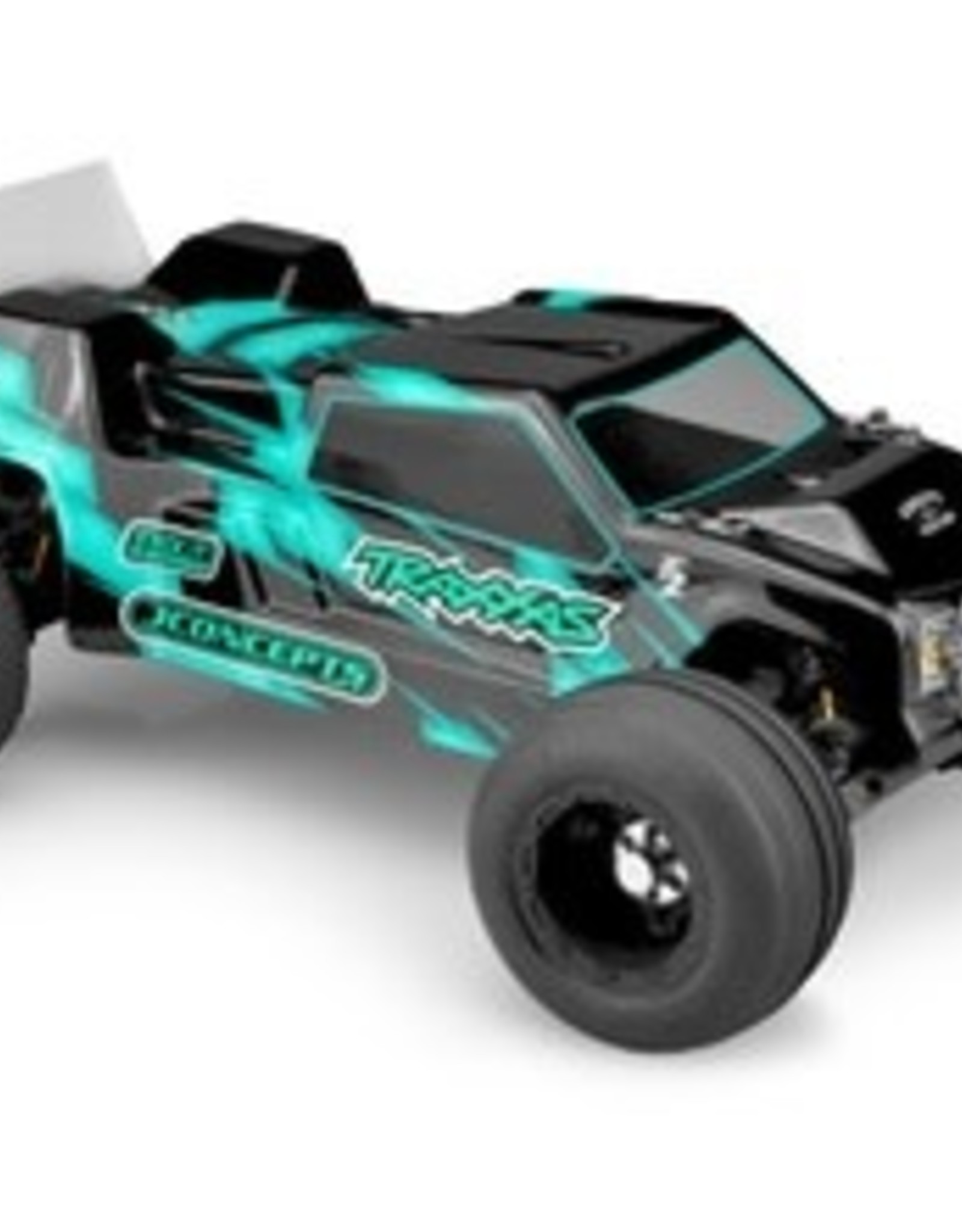 JConcepts F2 - Rustler VXL Clear Body with Rear Spoiler