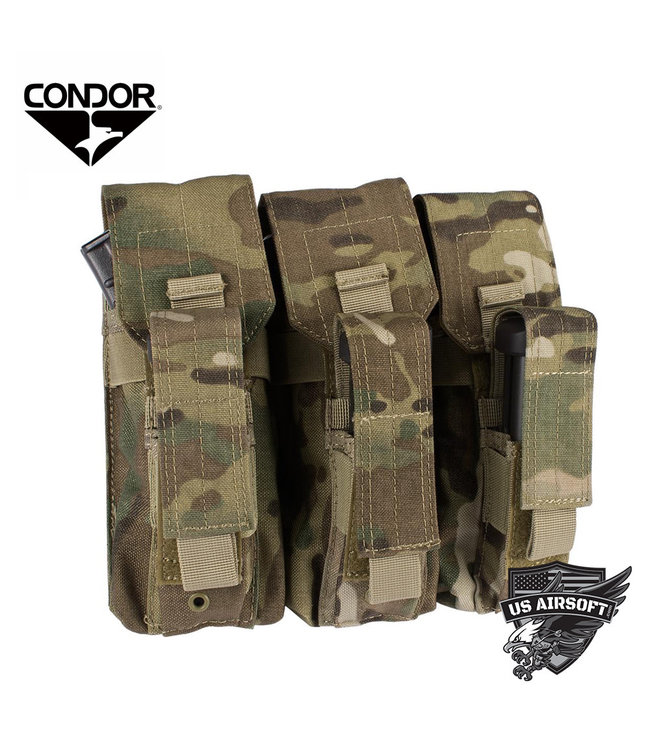 Condor AK Triple Kangaroo Mag Pouch Scorpion  (MA72)