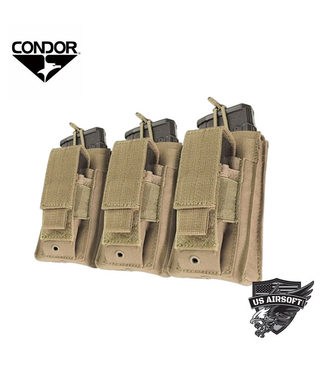 Condor Triple Kangaroo Mag Pouch M4/Pistol (MA55)