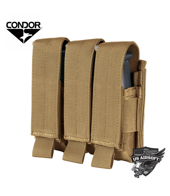Condor Triple Pistol Mag Pouch (MA52)