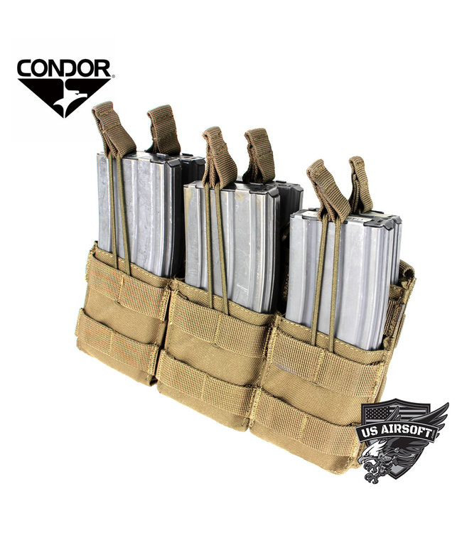 Condor Triple Stacker Open-Top M4 Mag Pouch (MA44)