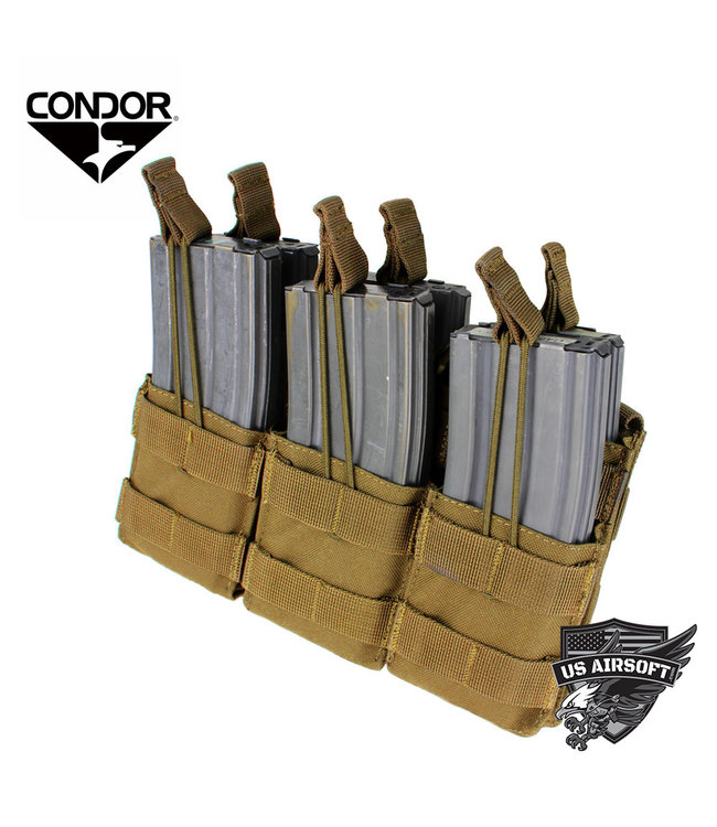 Condor Triple Stacker Open-Top M4 Mag Pouch (MA44)