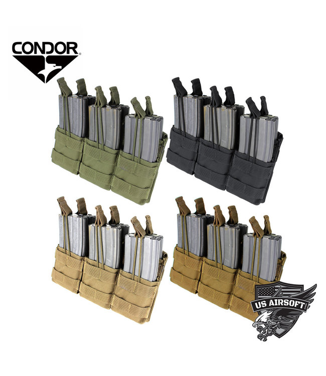 Condor Triple Stacker Open-Top M4 Mag Pouch (MA44)