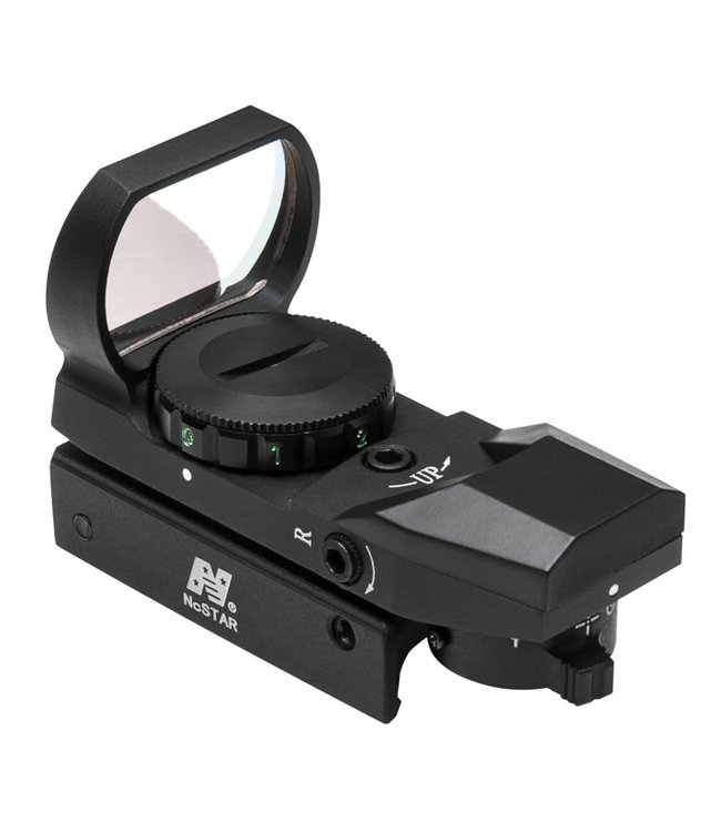 NcSTAR - Red Four Reticle Reflex Optic for Airsoft Gun - Black