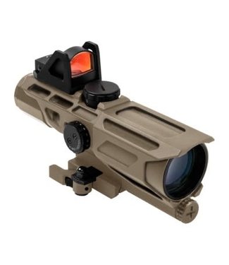 NcStar VISM - Gen3 USS 3-9X40 Scope w/Red Dot/P4 Sniper for Airsoft Gun -Tan