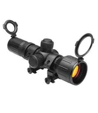 NcStar NcSTAR - Compact Rubber Armored Scope - 3-9X42 - Red/Green Illumination for Airsoft Gun