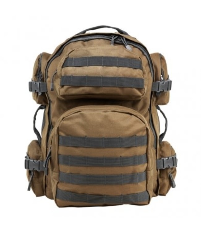 VISM - Tactical Backpack - Tan w/Urban Gray Trim