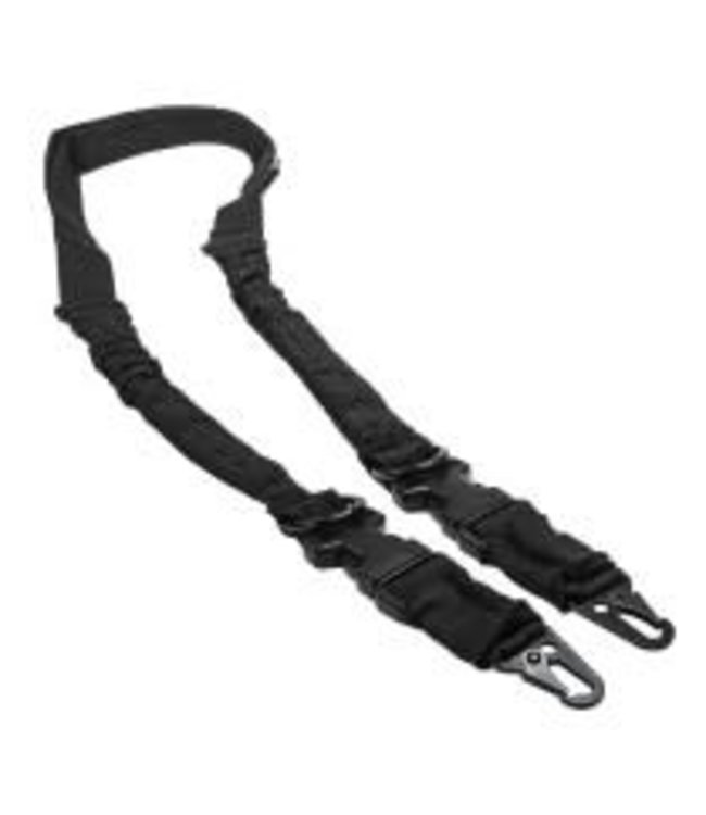 VISM - 2 Point or 1 Point Sling w/Metal Spring Clips for Airsoft Gun - Black
