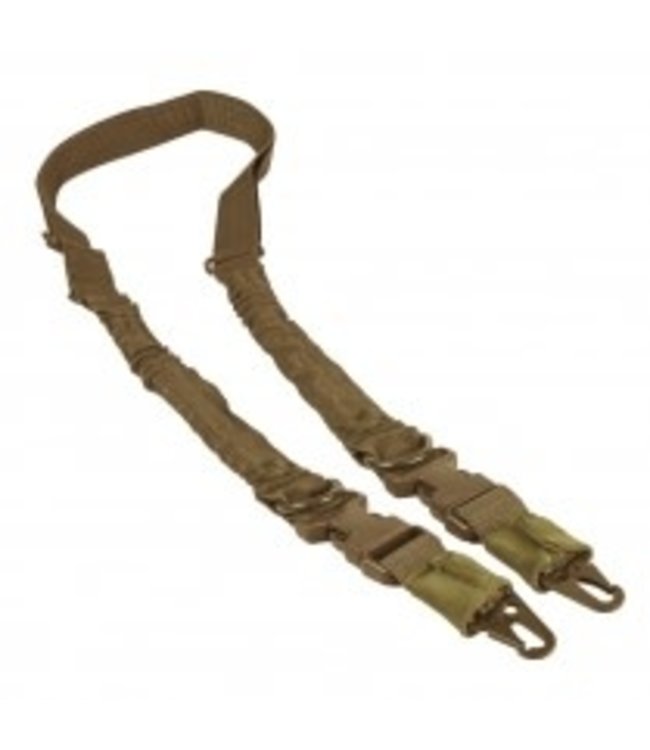 VISM - 2 Point or 1 Point Sling w/Metal Spring Clips for Airsoft Gun - Tan