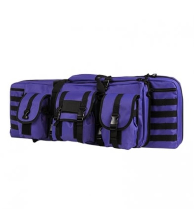 VISM - Double Carbine Case 36” for Airsoft Gun - Purple w/Black Trim