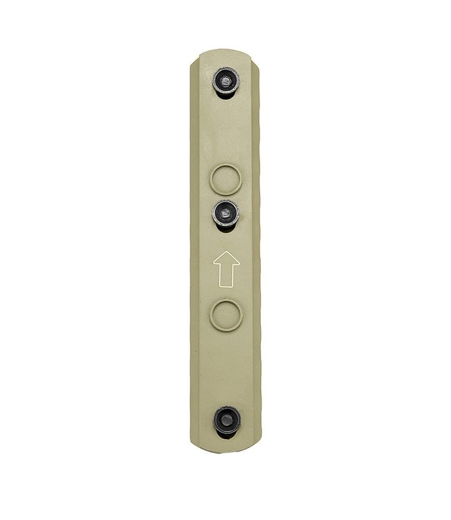 VISM - Keymod Picatinny Rail - 6 KM Slots for Airsoft Gun - Tan