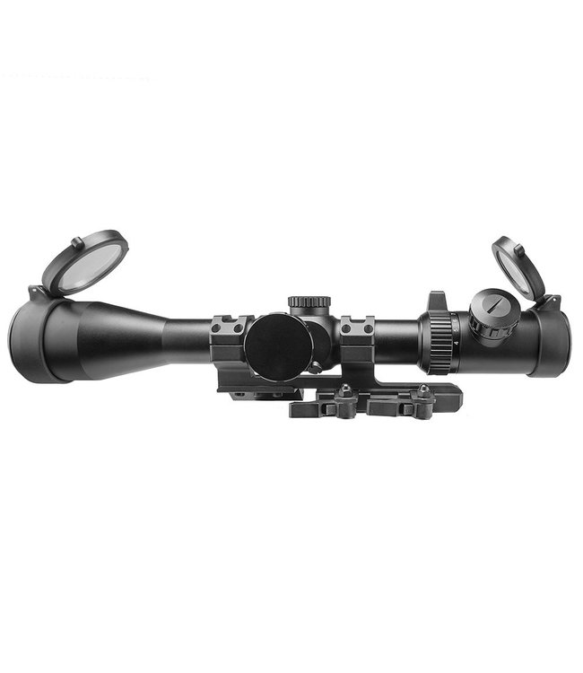 VISM - STR Series 4-16x44 Full Size Scope with Vism Vmsprbv2 Mount Combo