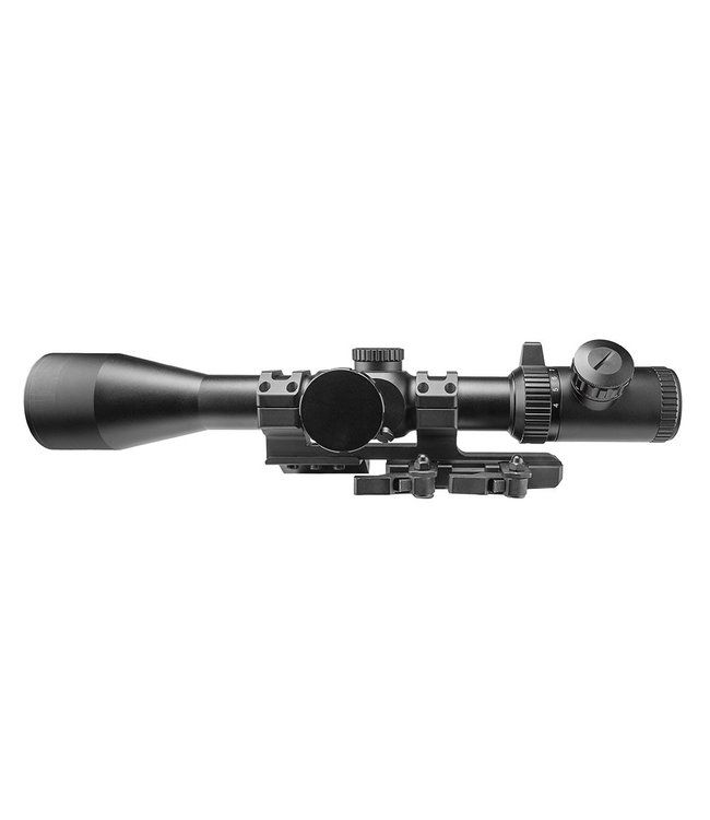 VISM - STR Series 4-16x44 Full Size Scope with Vism Vmsprbv2 Mount Combo