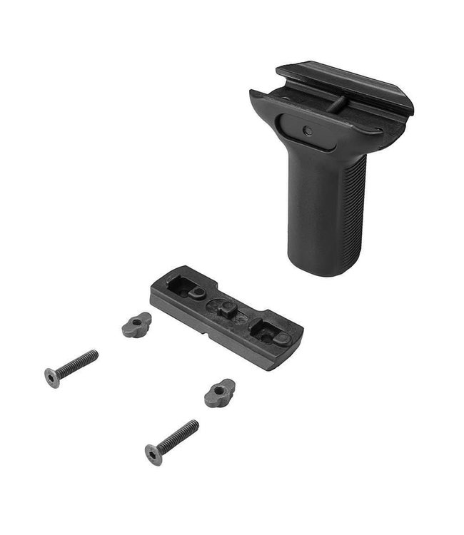 VISM - KPM Short Veritcal Grip/ Keymod, M-LOK, & Picatinny Mount, Black