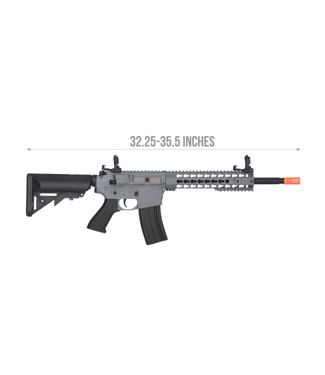 Lancer Tactical LT-12YK-G2 M4 GEN 2 EVO KEYMOD AEG AIRSOFT RIFLE (GRAY)