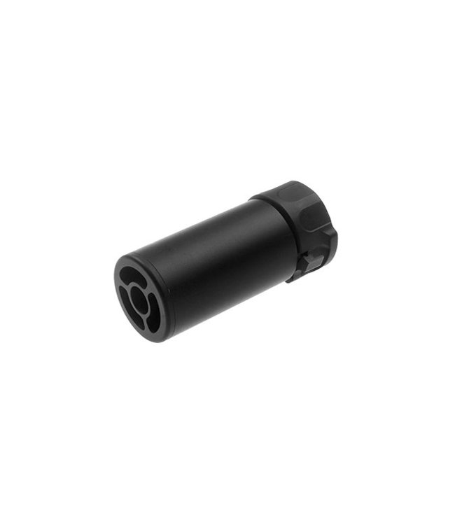 ATLAS CUSTOM WORKS FULL METAL SOCOM QD BARREL EXTENSION W/ FLASH HIDER [MINI] (BLACK)