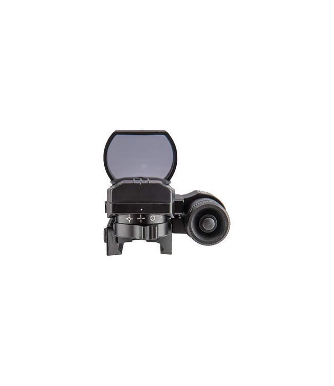 Lancer Tactical 4-Reticle Red/Green Dot Reflect Sight w/ Laser (Black)