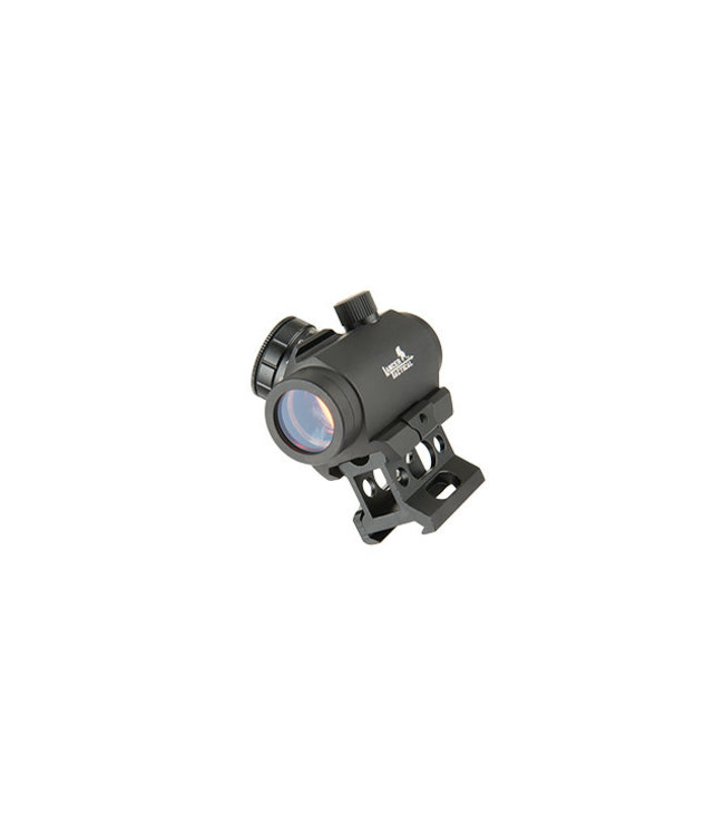 LANCER TACTICAL 1 X 30 MINI RED DOT SIGHT W/ PICATINNY RISER (BLACK)