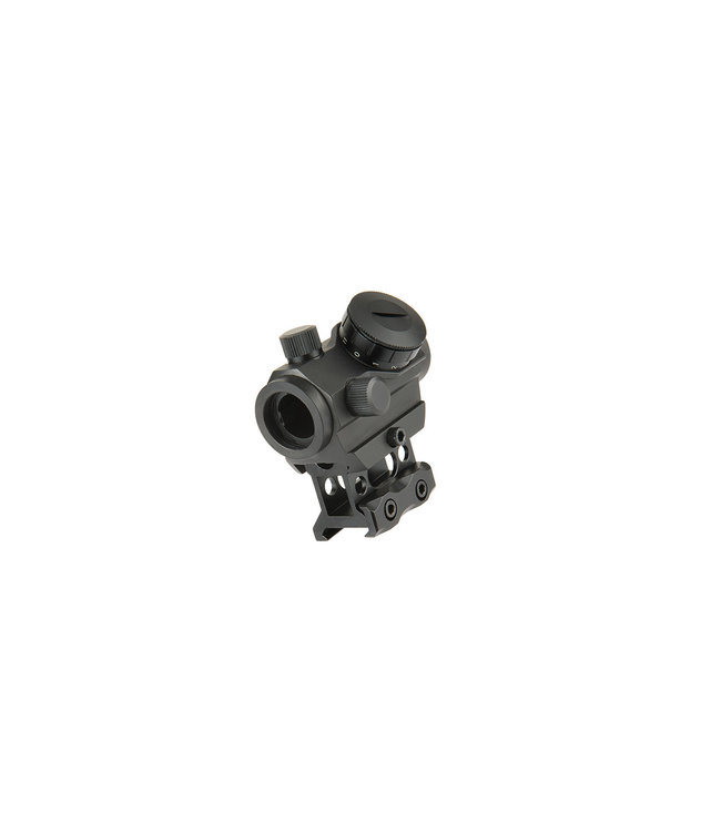 LANCER TACTICAL 1 X 30 MINI RED DOT SIGHT W/ PICATINNY RISER (BLACK)