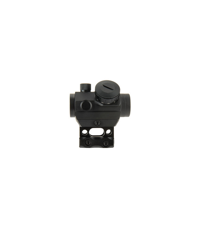 LANCER TACTICAL 1 X 30 MINI RED DOT SIGHT W/ PICATINNY RISER (BLACK)