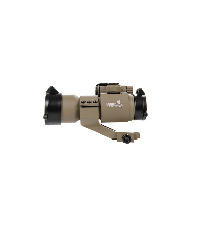 Lancer Tactical CA-445 RED & GREEN DOT SIGHT W/ RAIL MOUNT (DARK EARTH)