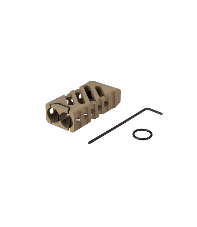 Ranger Armory Skeletonized Keymod Vertical Foregrip - Cross Cut (Tan)