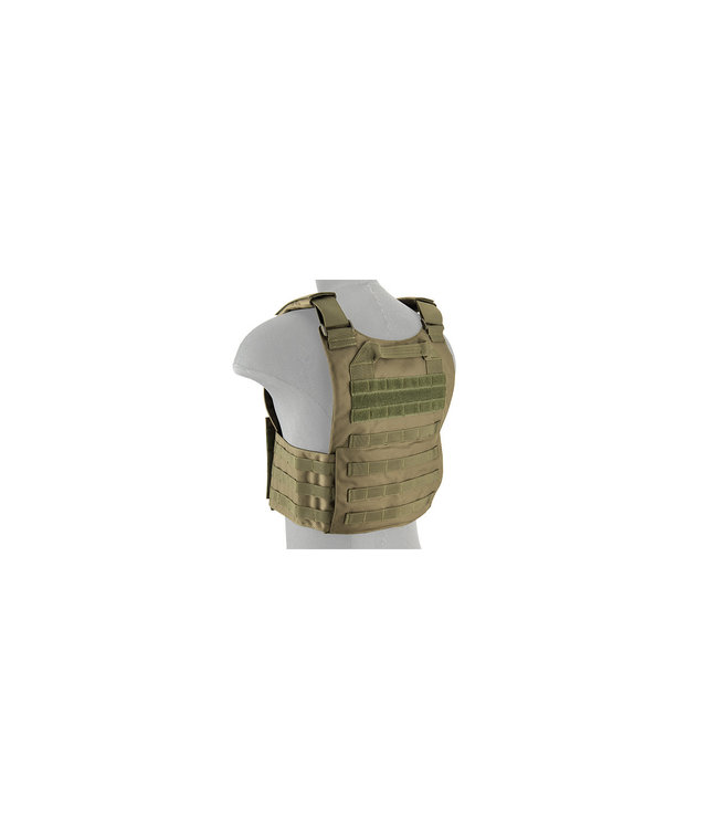 LANCER TACTICAL BUCKLE UP VERSION AIRSOFT PLATE CARRIER (OD GREEN)