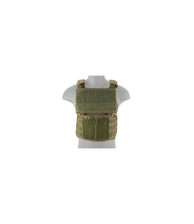 LANCER TACTICAL BUCKLE UP VERSION AIRSOFT PLATE CARRIER (OD GREEN)
