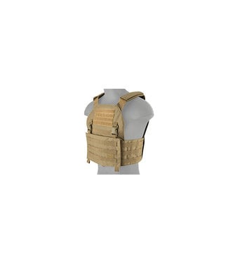 Lancer Tactical LANCER TACTICAL BUCKLE UP VERSION AIRSOFT PLATE CARRIER (TAN)