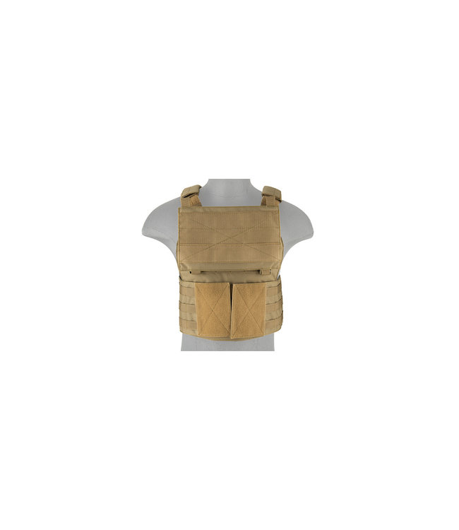 LANCER TACTICAL BUCKLE UP VERSION AIRSOFT PLATE CARRIER (TAN)