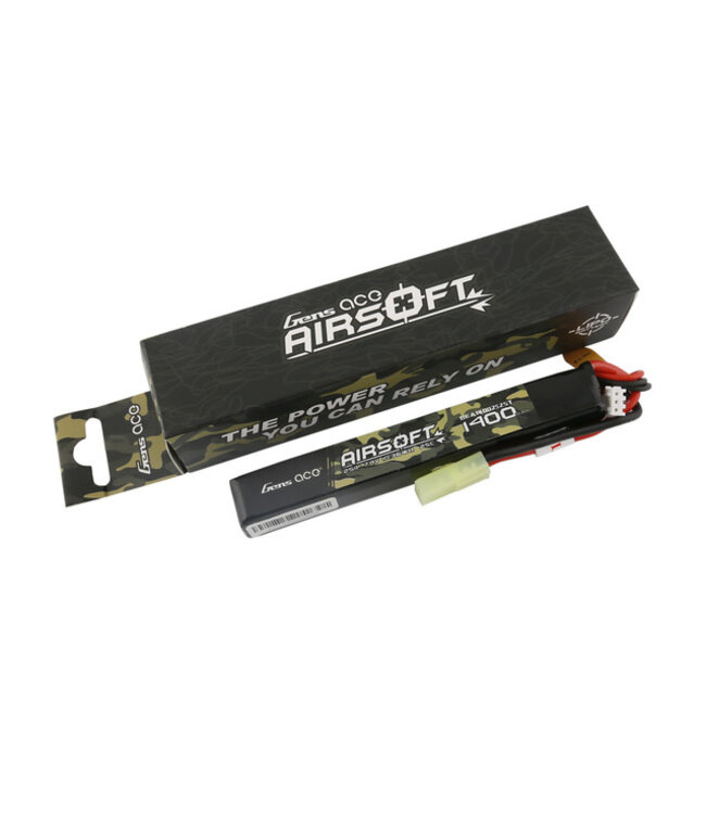 Gens Ace7.4V  1400mAh 25C Tamiya Stick