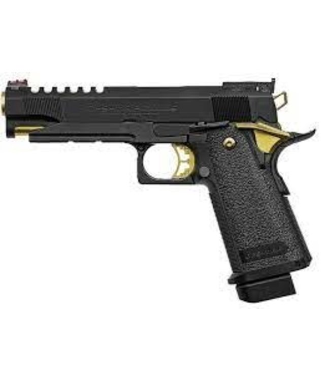 Tokyo Marui Tokyo Marui Hi-Capa 5.1 Gold Match Custom Gas Blowback Airsoft Pistol (BLACK/GOLD)