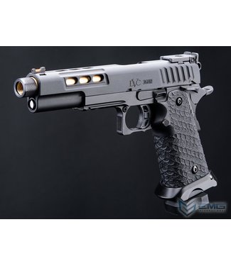 EMG EMG / STI International DVC 3-GUN 2011 Full Auto Select Fire Airsoft Training Pistol, Model: Threaded Barrel /Green Gas)