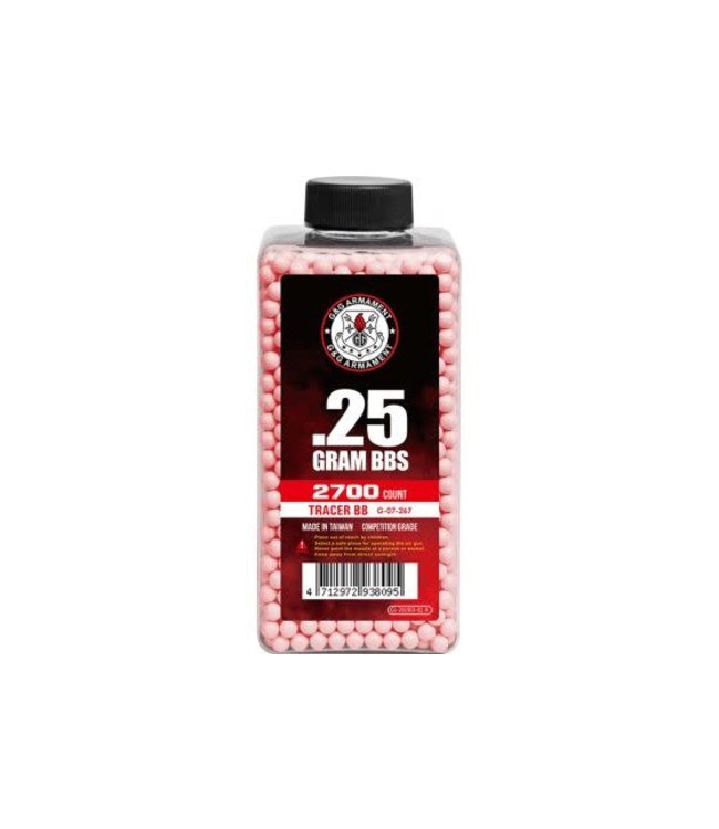 G&G Tracer BB's 0.25g (Red/ 2700)
