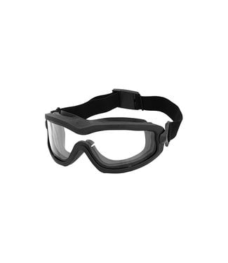 Lancer Tactical Lancer Tactical Double Layer Airsoft Goggles (Clear Lens) Black