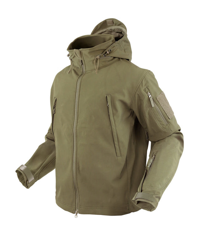 Condor Jacket - Summit Soft Shell w/hood (602) Coyote Brown M