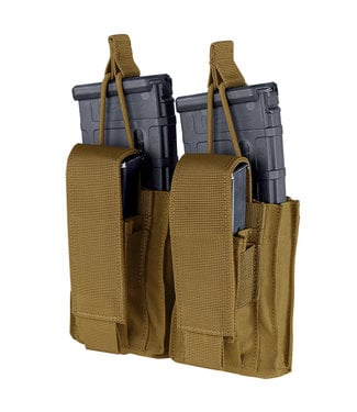 Condor Condor Double Kangaroo Mag Pouch   Gen II Coyote Brown