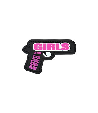 G-Force G-Force Guns and Girls PVC Morale Patch (Black/Pink)